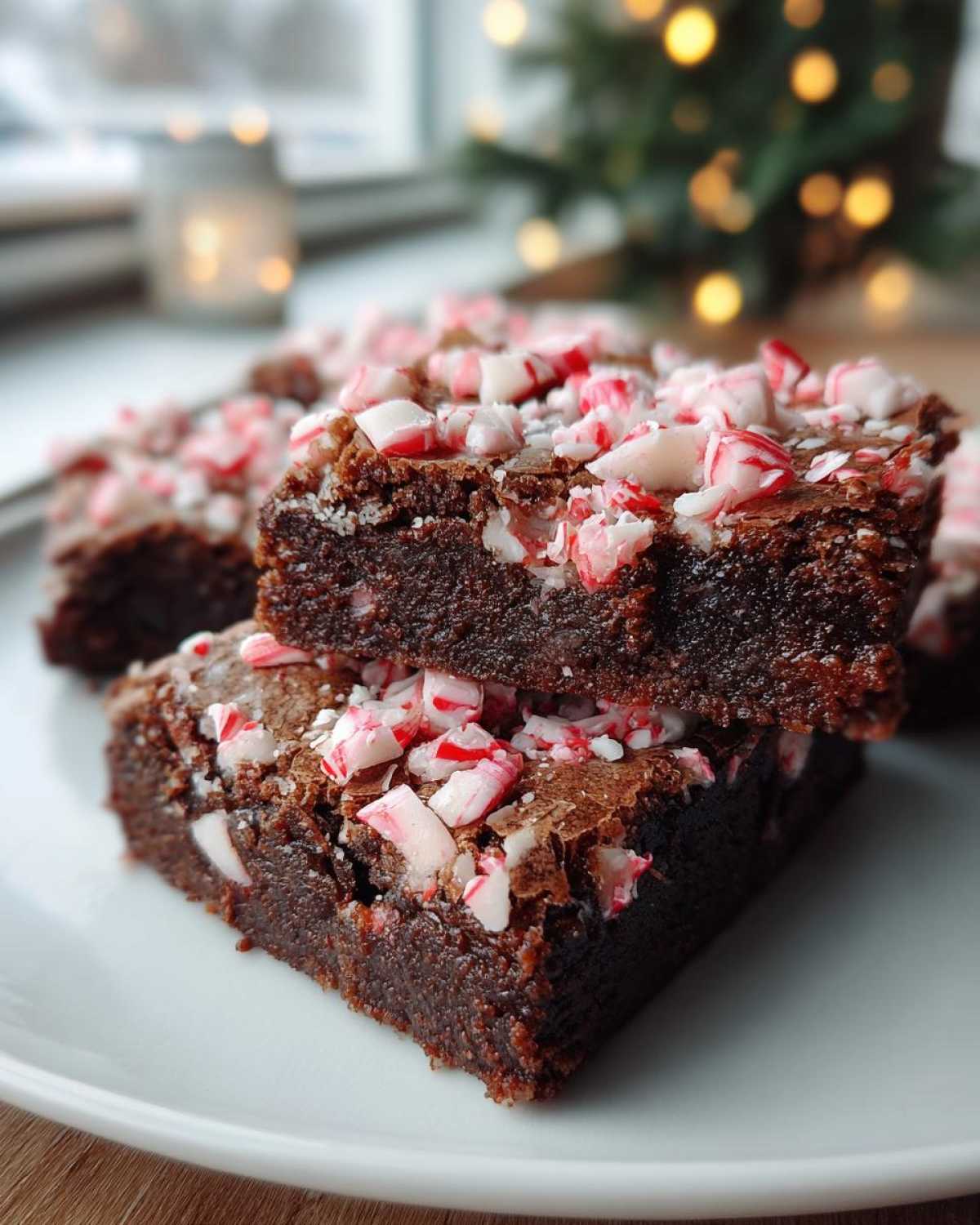Candy Cane Brownies - Peppermint Twist on a Classic - detail 3