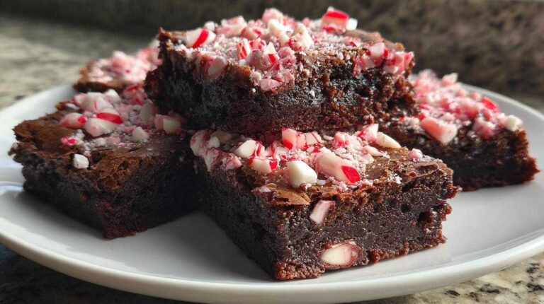 Candy Cane Brownies - Peppermint Twist on a Classic