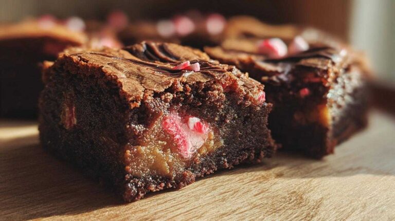 Candy Cane Brownies - Peppermint Twist on a Classic