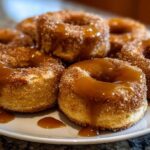 Caramel Apple Cider Donuts - Baked Fall Favorite