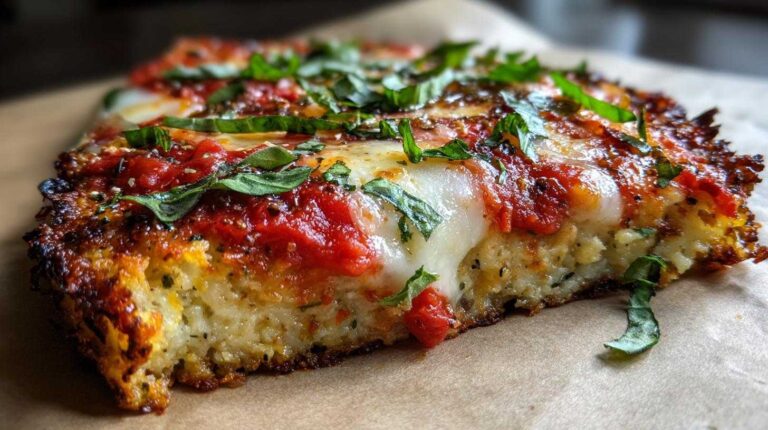 Cauliflower Crust Margherita Pizza - Guilt-Free Pizza Night