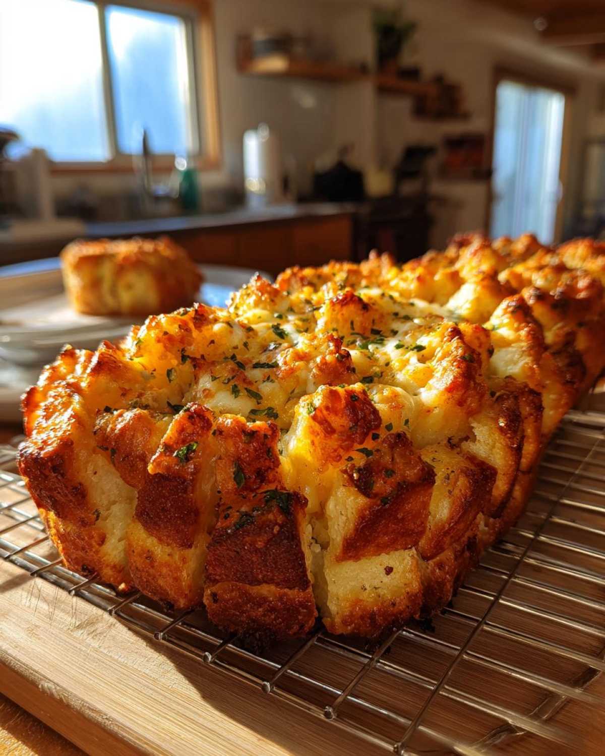Cheesy Garlic Pull-Apart Bread - Party Favorite - detail 2