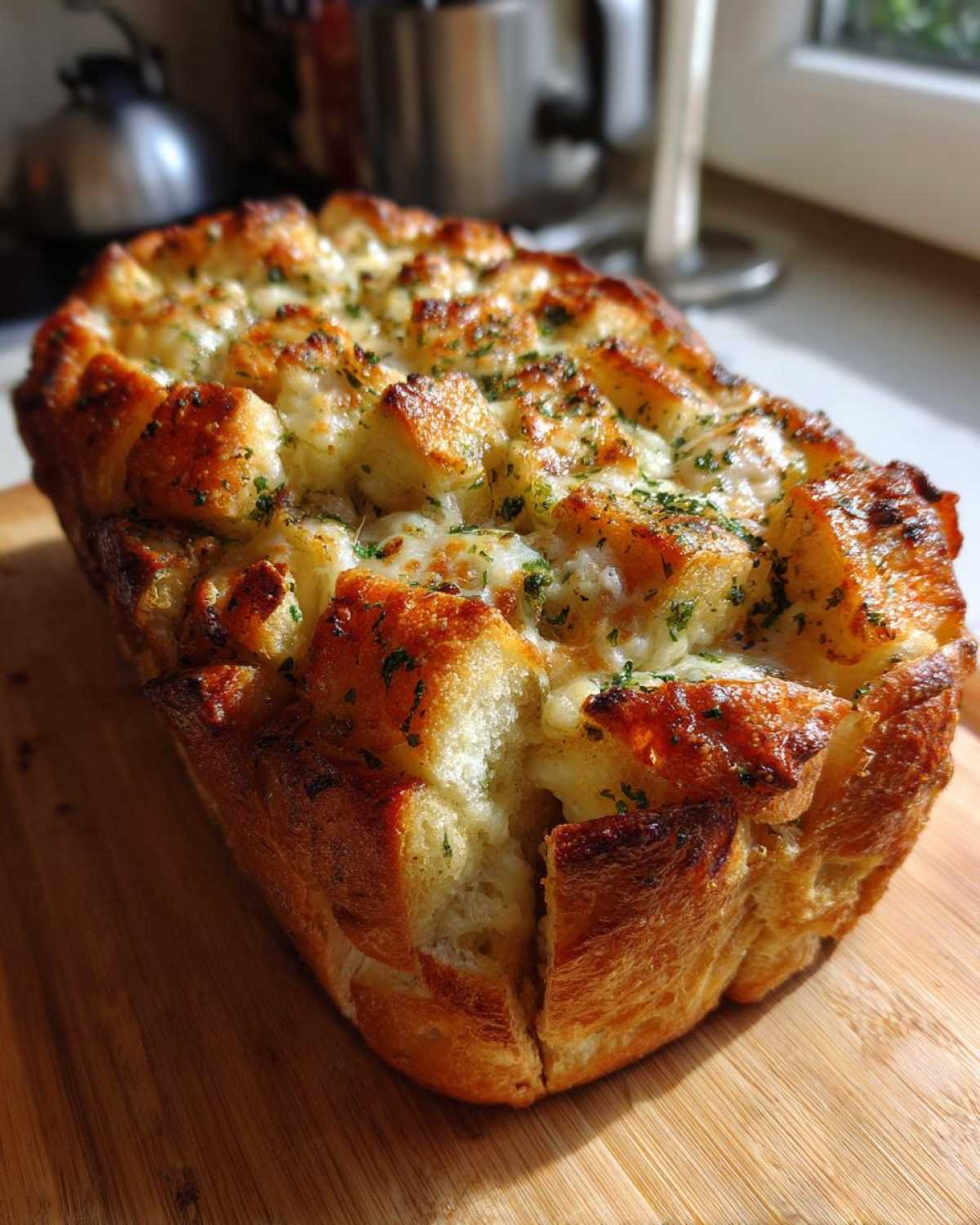 Cheesy Garlic Pull-Apart Bread - Party Favorite - detail 4