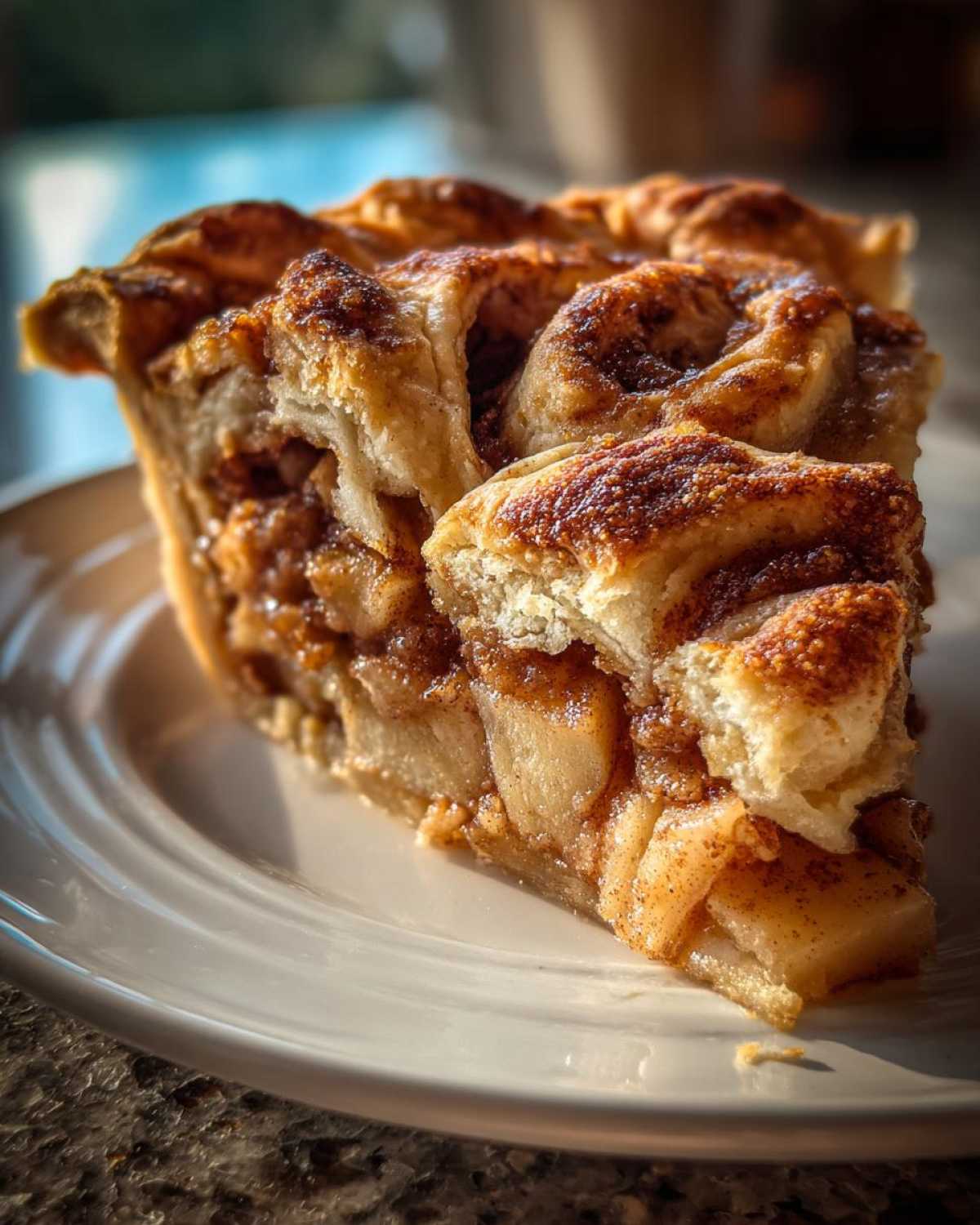 Cinnamon Roll Apple Pie - Two Classics, One Dessert - detail 1
