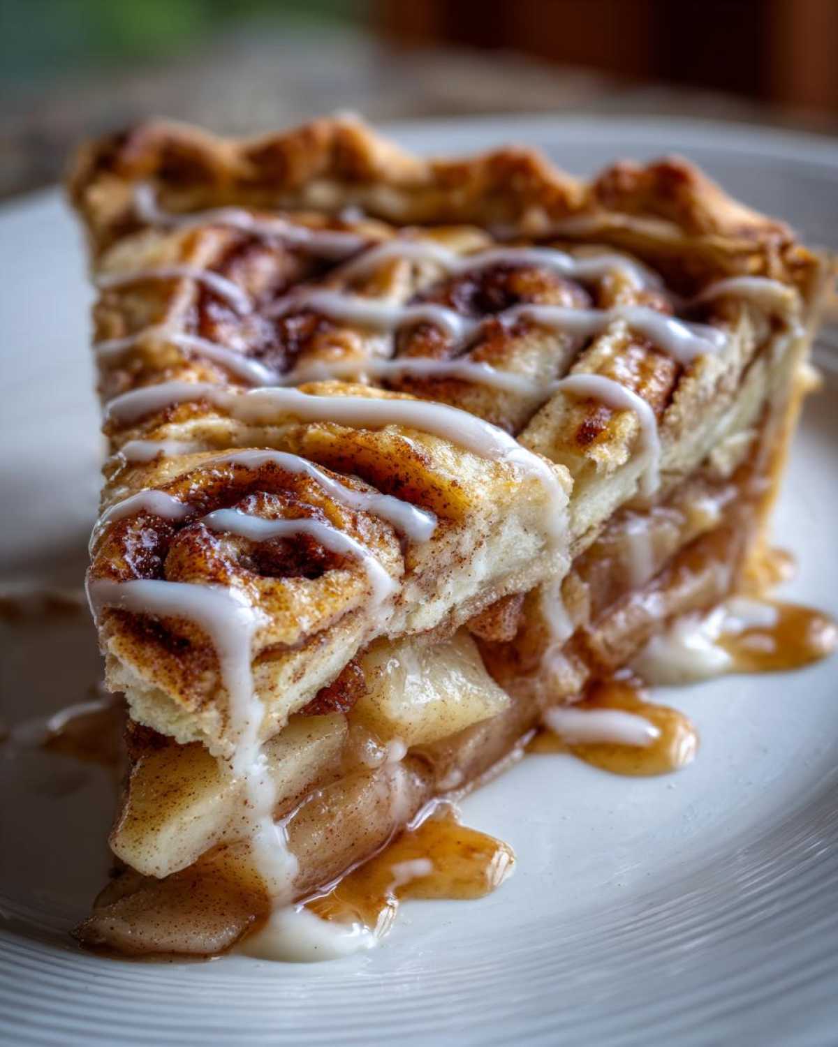 Cinnamon Roll Apple Pie - Two Classics, One Dessert - detail 4