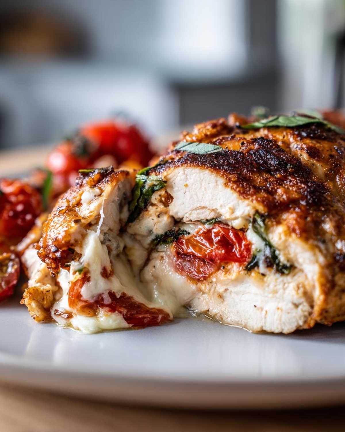 Easy Caprese Stuffed Chicken - Low Carb Italian Delight - detail 1