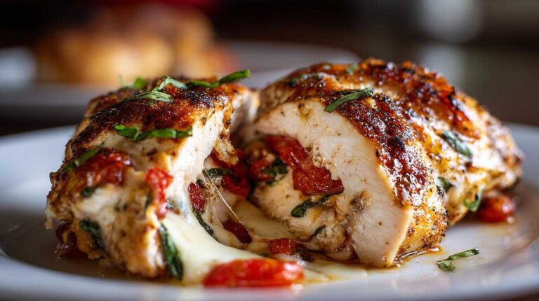 Amazing Easy Caprese Stuffed Chicken: 1 Low Carb Italian Delight Easy Caprese Stuffed Chicken - Low Carb Italian Delight