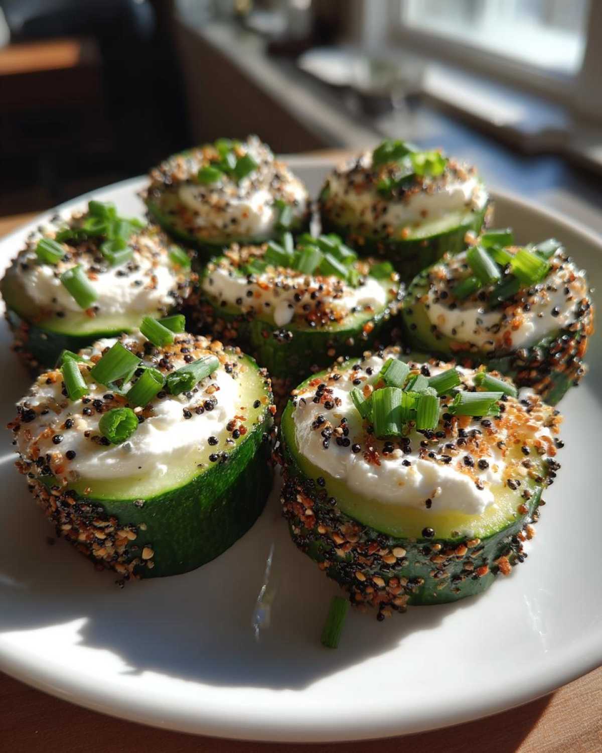 Everything Bagel Cucumber Bites - Low-Carb Snack Hack - detail 1