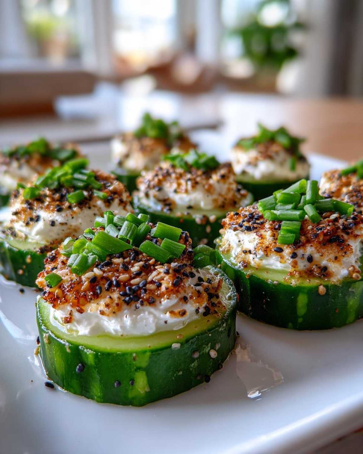 Everything Bagel Cucumber Bites - Low-Carb Snack Hack - detail 2