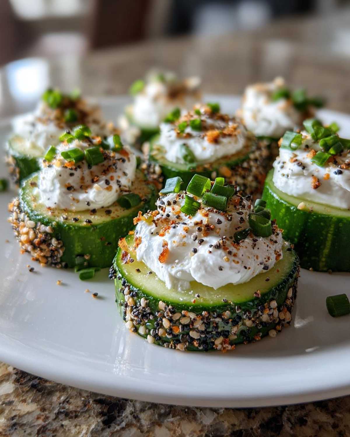 Everything Bagel Cucumber Bites - Low-Carb Snack Hack - detail 3
