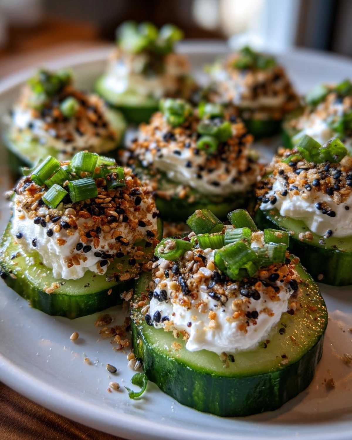 Everything Bagel Cucumber Bites - Low-Carb Snack Hack - detail 4