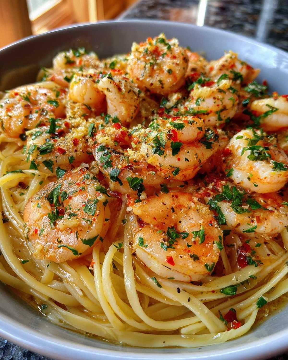 Garlic Shrimp Scampi Foil Packets - Quick & Easy Gourmet - detail 1