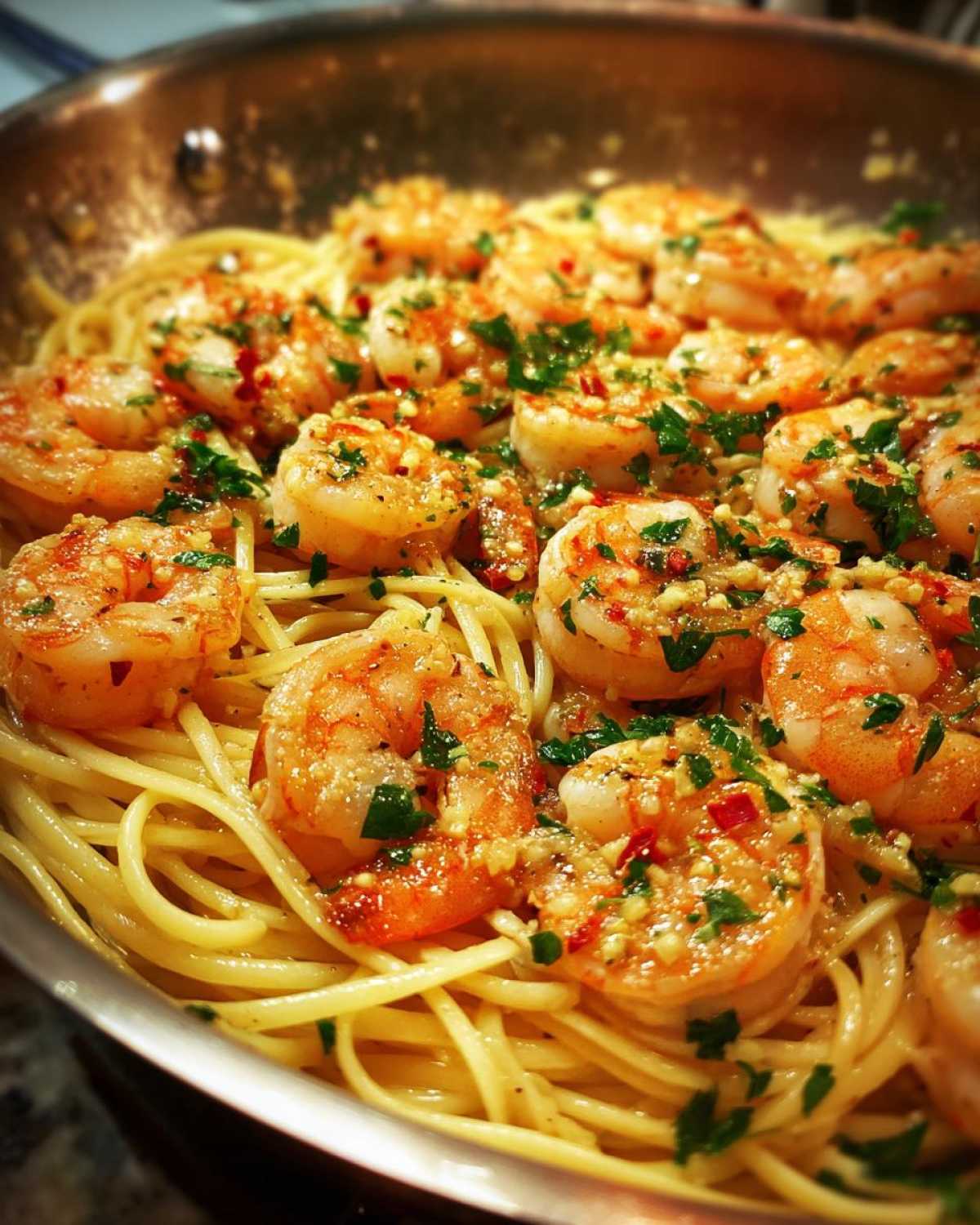 Garlic Shrimp Scampi Foil Packets - Quick & Easy Gourmet - detail 3
