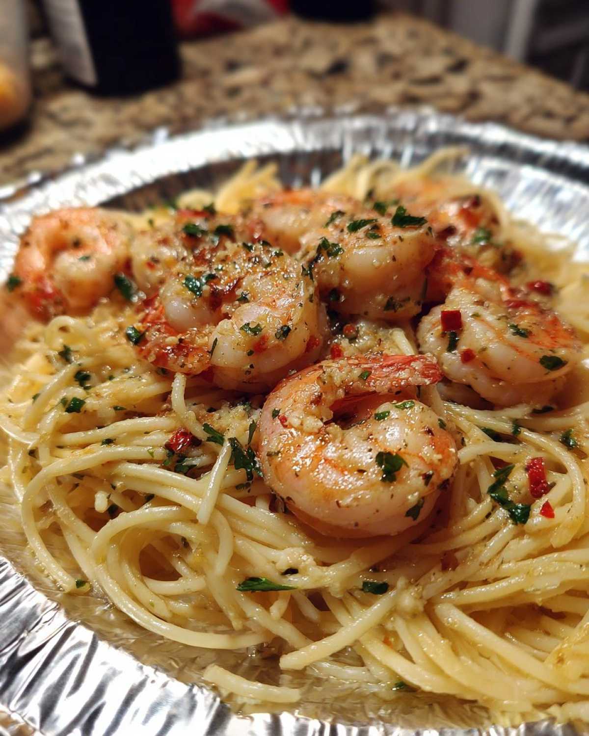 Garlic Shrimp Scampi Foil Packets - Quick & Easy Gourmet - detail 4