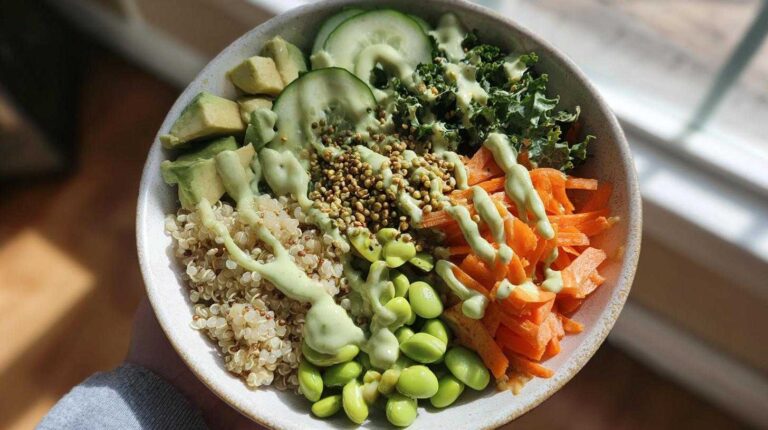 Green Goddess Buddha Bowl - Detox Lunch That Delivers