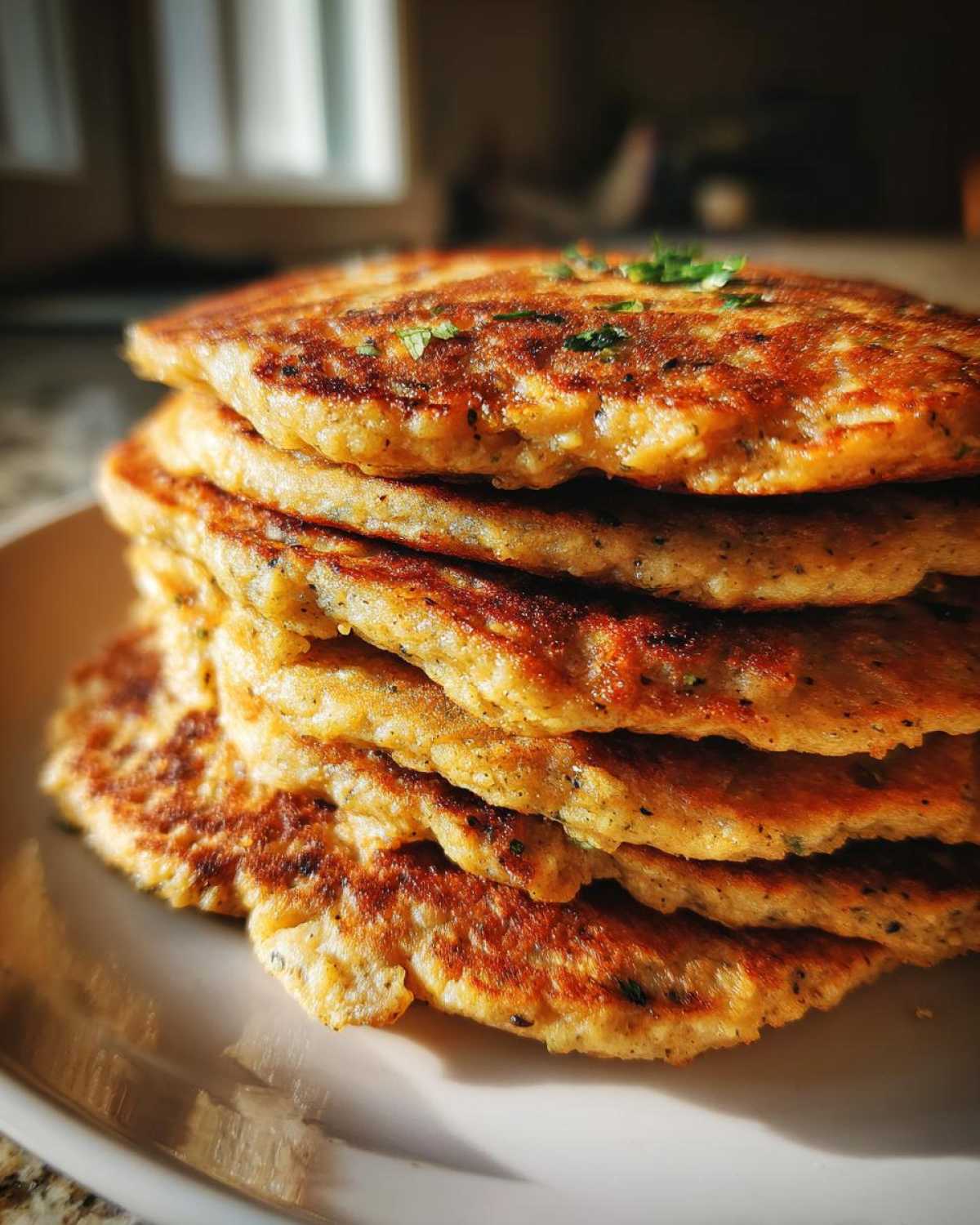 High-Protein Chickpea Pancakes - Savory Breakfast-for-Dinner - detail 2