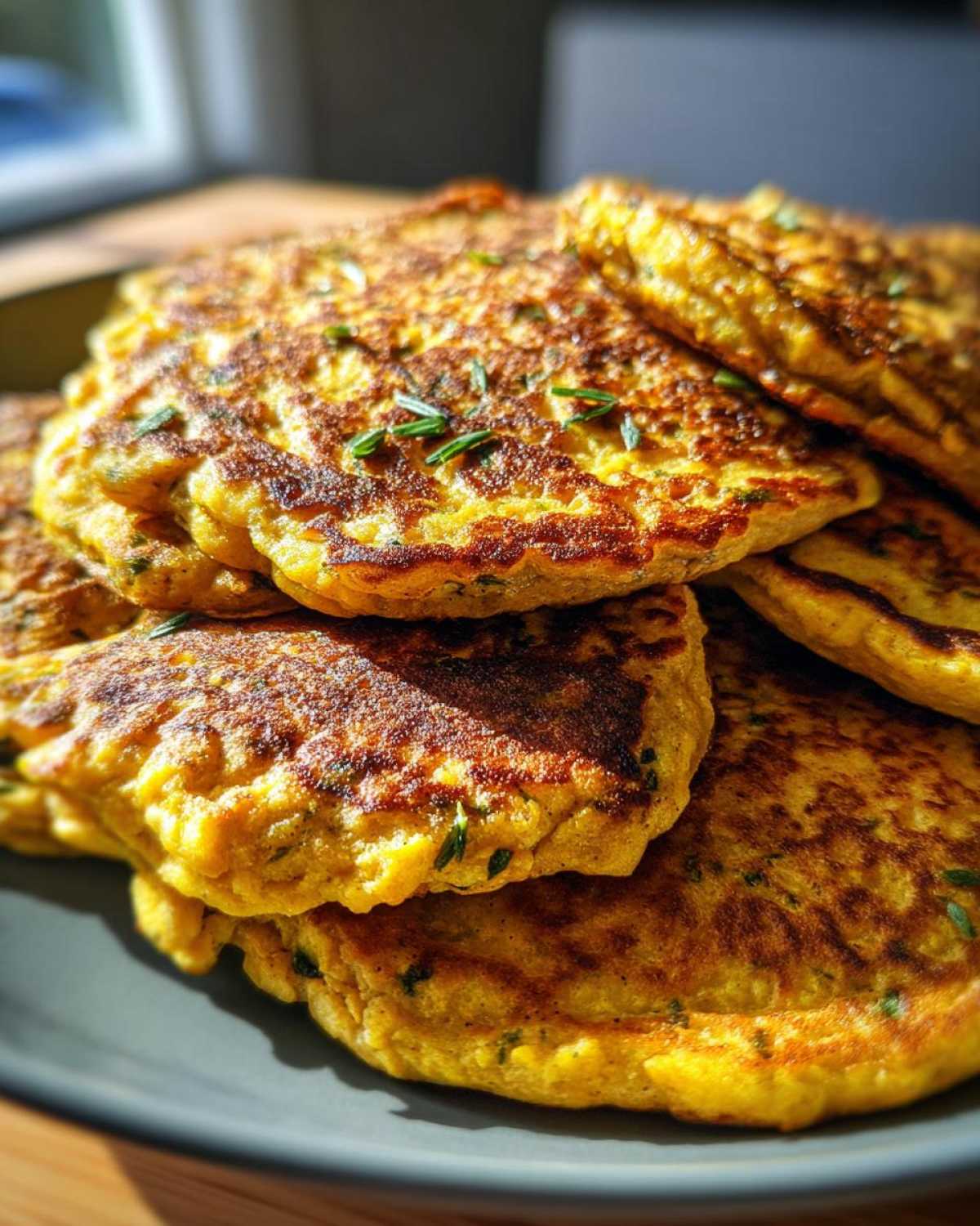 High-Protein Chickpea Pancakes - Savory Breakfast-for-Dinner - detail 3