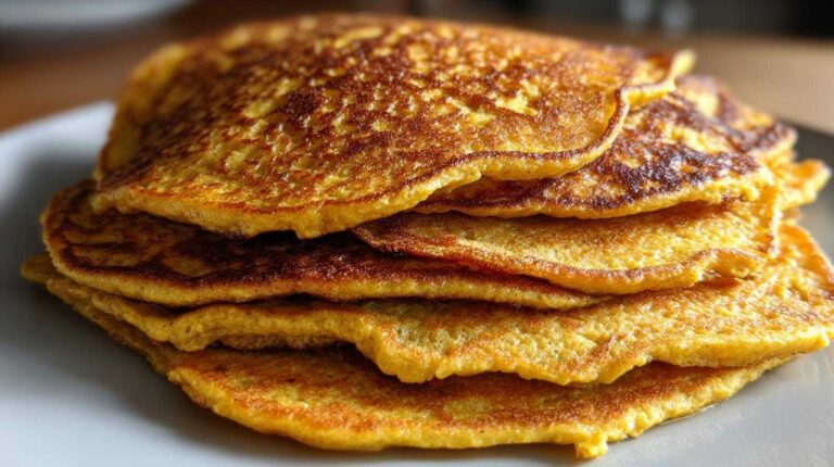 High-Protein Chickpea Pancakes - Savory Breakfast-for-Dinner