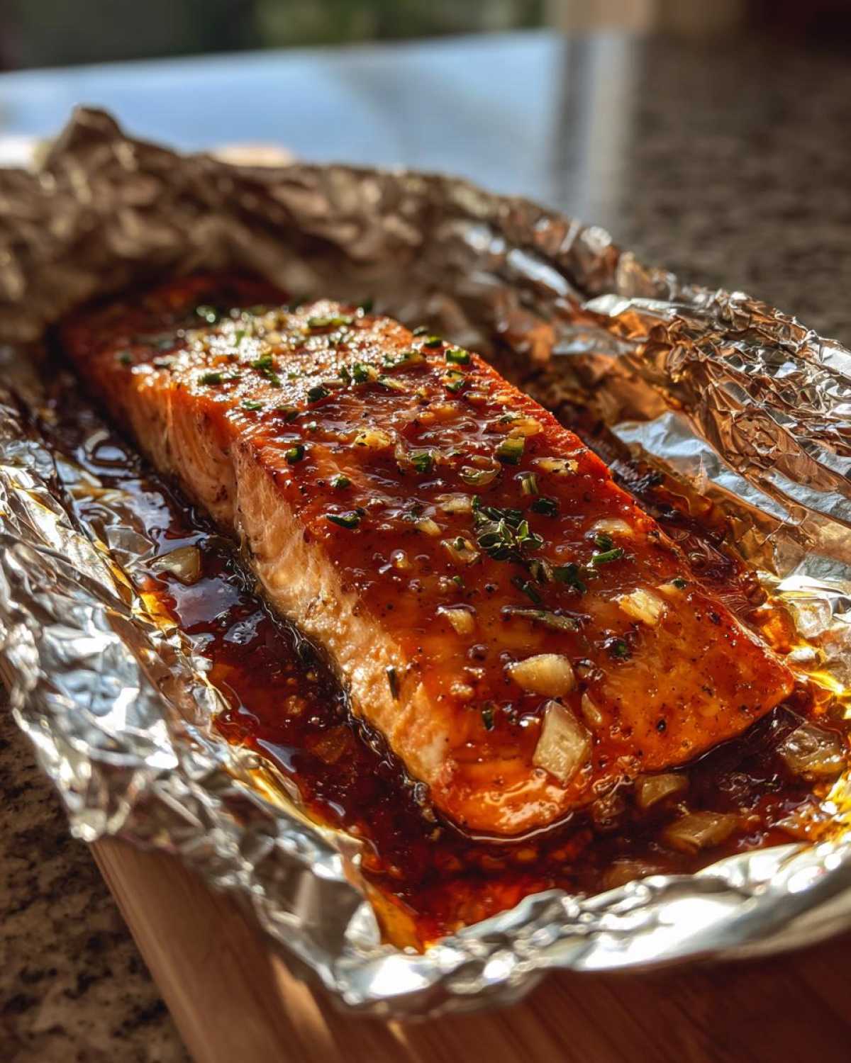 Honey Garlic Salmon in Foil - 20-Minute Dinner Magic - detail 1