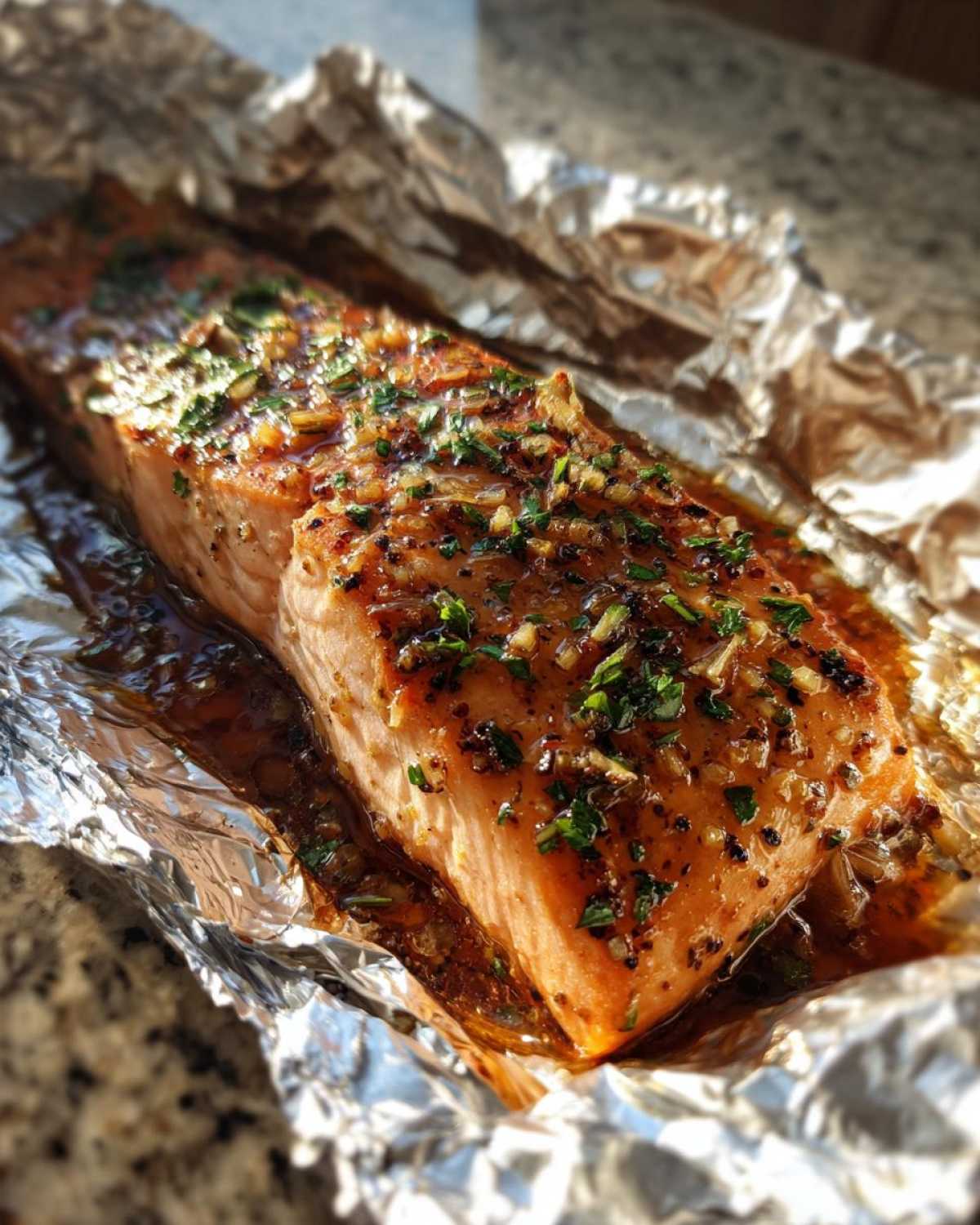 Honey Garlic Salmon in Foil - 20-Minute Dinner Magic - detail 2