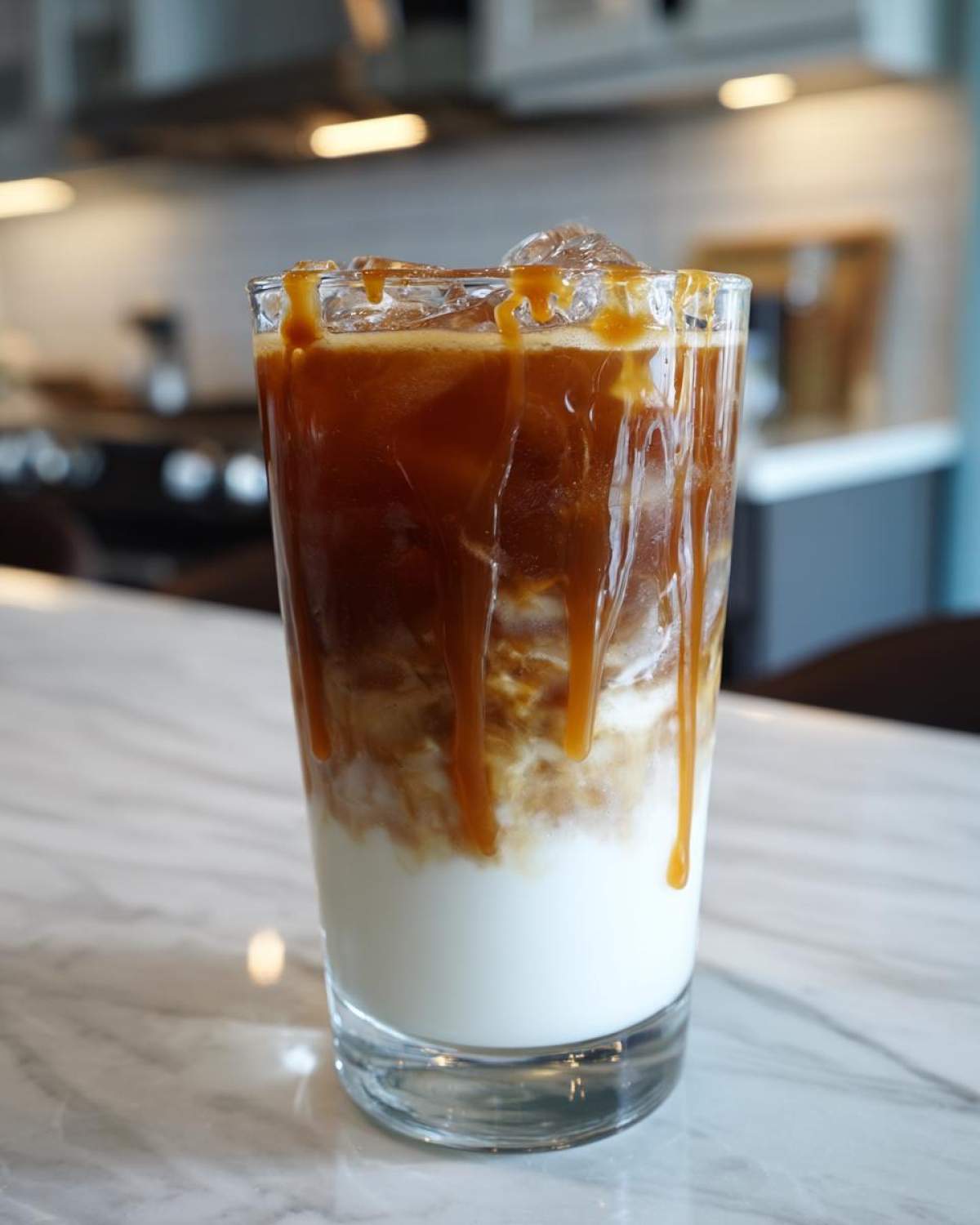 Iced Caramel Macchiato Copycat - Starbucks at Home - detail 2