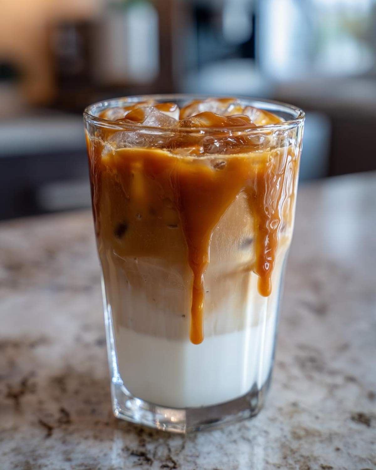 Iced Caramel Macchiato Copycat - Starbucks at Home - detail 4