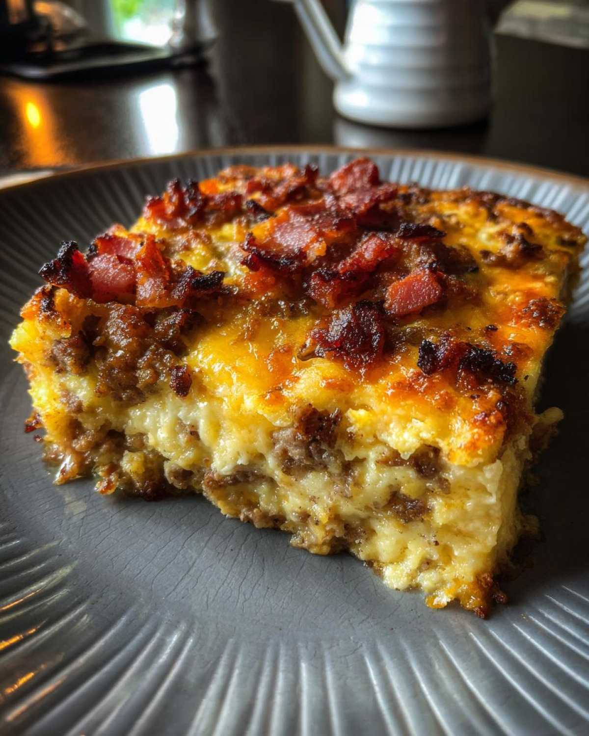 Keto Bacon Cheeseburger Casserole - Low-Carb Comfort Food - detail 3