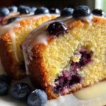 Lemon Blueberry Pound Cake with Zesty Glaze