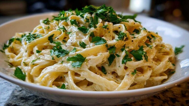 Low-Cal Fettuccine Alfredo Swap - Secret Ingredient Sauce