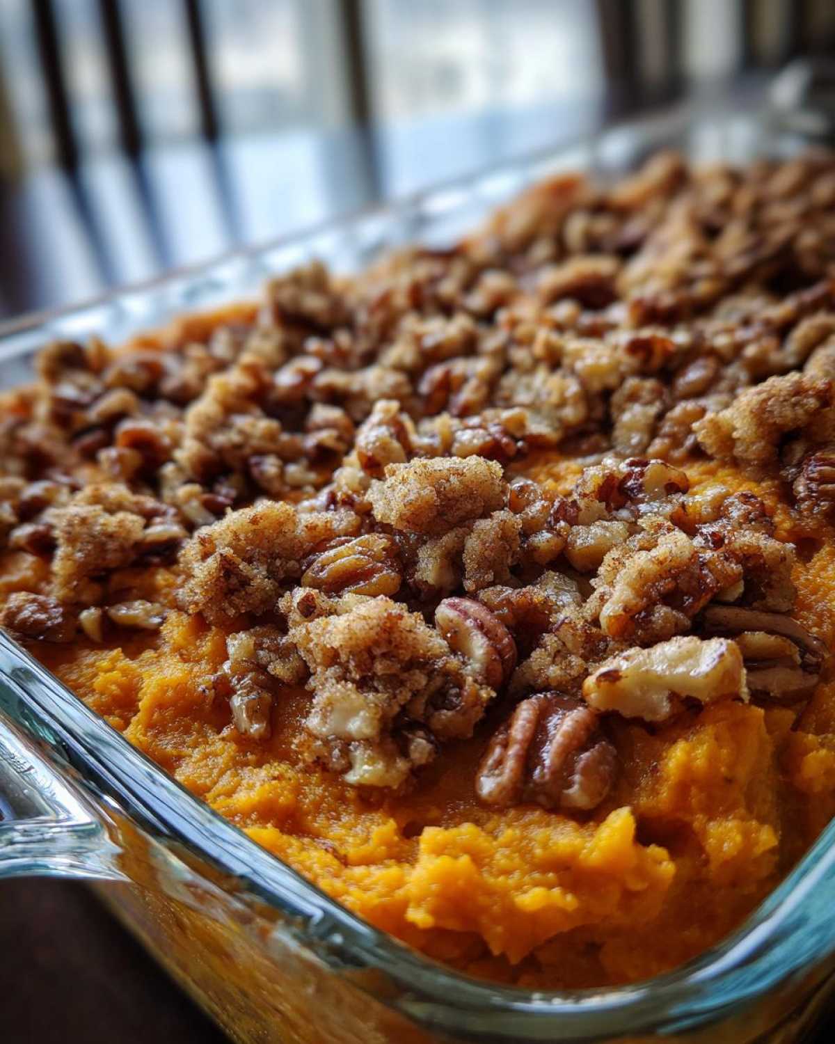 Maple Pecan Sweet Potato Casserole - Thanksgiving Classic Reborn - detail 2