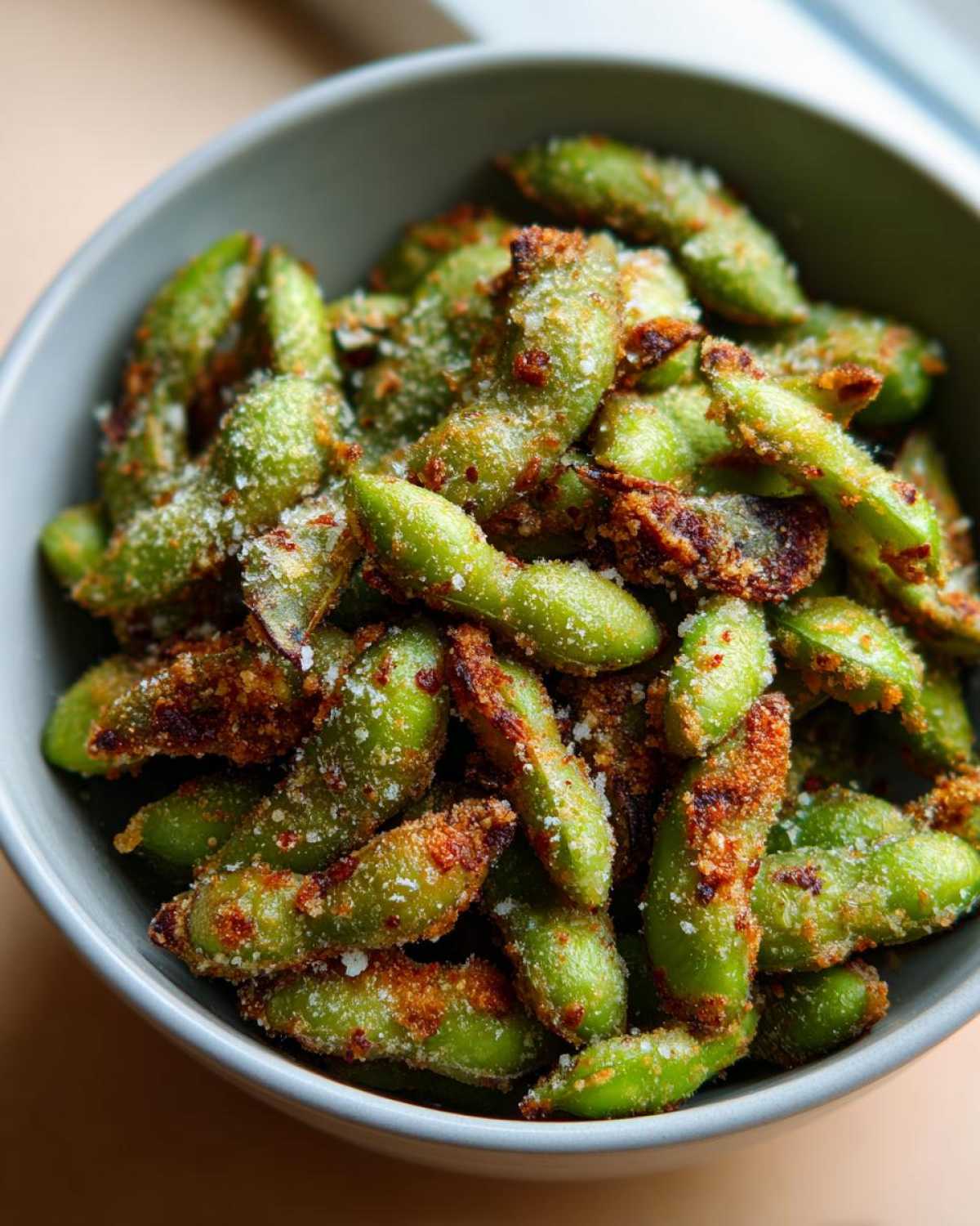 Parmesan Garlic Edamame - High-Protein Crunch - detail 1