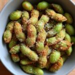 Parmesan Garlic Edamame - High-Protein Crunch