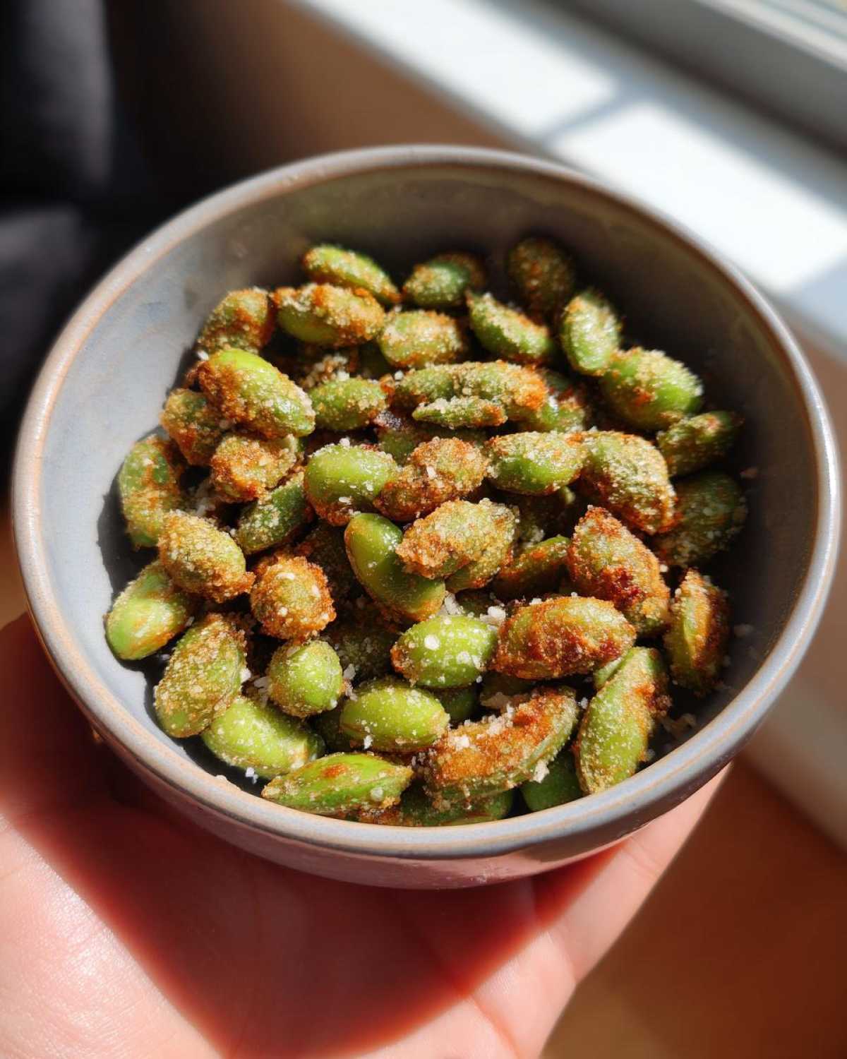 Parmesan Garlic Edamame - High-Protein Crunch - detail 4