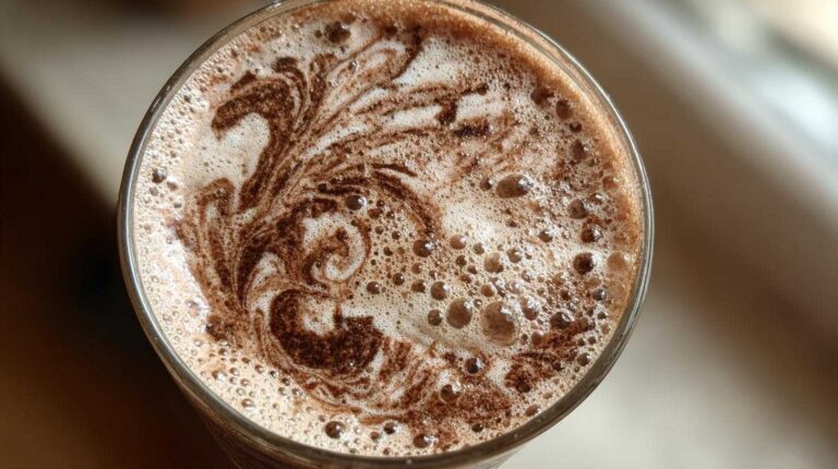 2-Minute Peppermint Mocha Smoothie Delight Peppermint Mocha Smoothie - Holiday Flavors for Breakfast