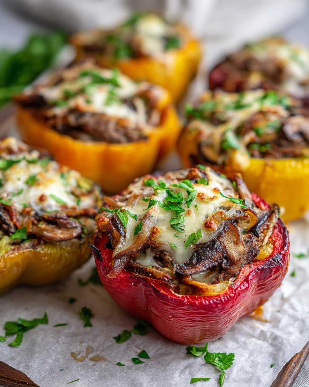 Philly Cheesesteak Stuffed Peppers - Low-Carb Philly Flavor - detail 1