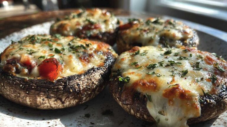 Portobello Mushroom Pizzas - Low-Carb Pizza Cravings Solved