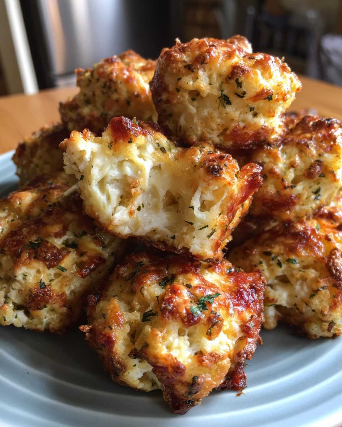 Rainbow Cauliflower Pizza Bites - Fun Veggie Meal - detail 1
