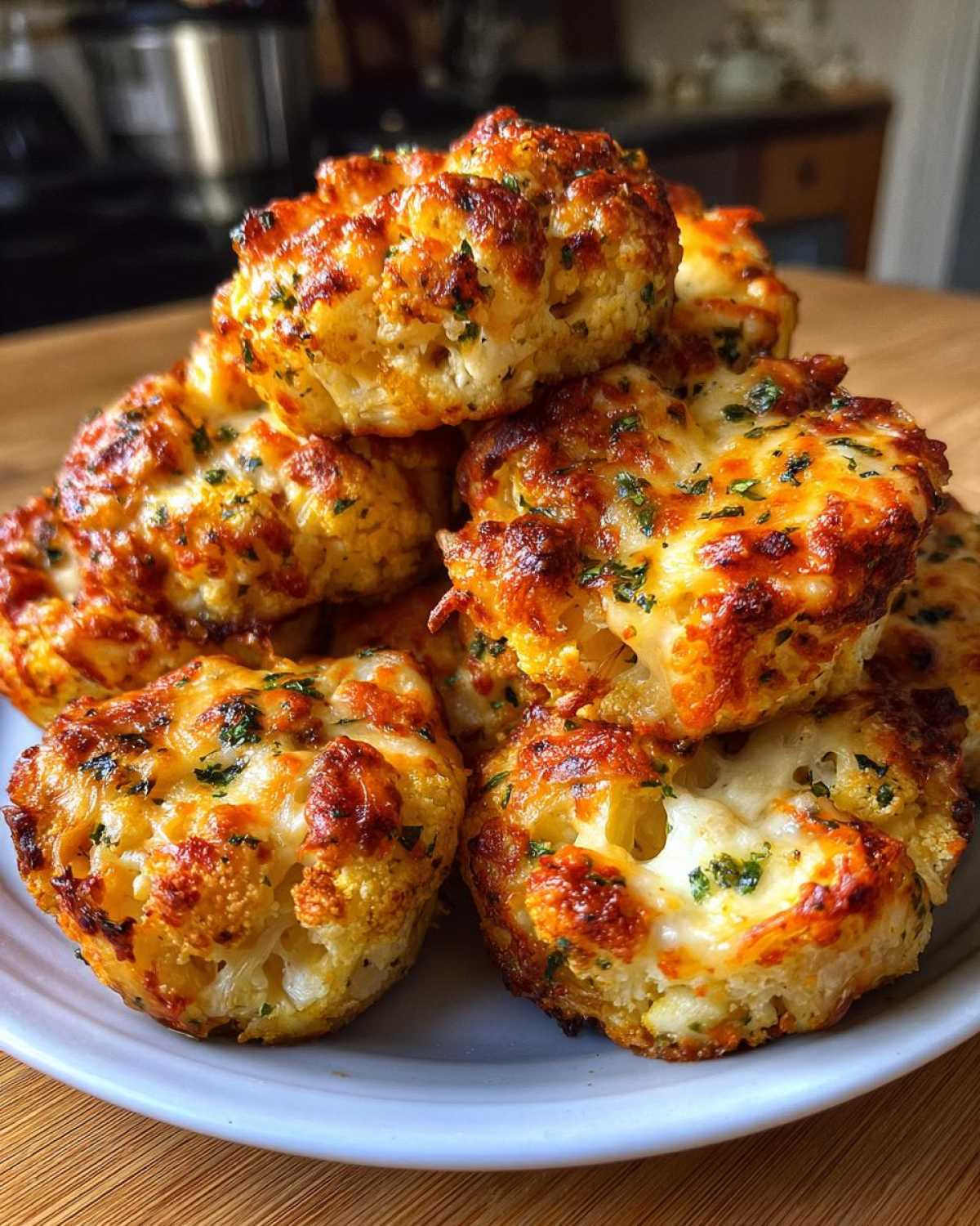 Rainbow Cauliflower Pizza Bites - Fun Veggie Meal - detail 3