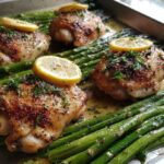 Sheet Pan Lemon Chicken & Asparagus - One Pan, Keto Friendly