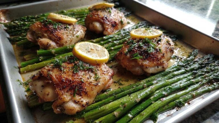 Sheet Pan Lemon Chicken: Amazing 1-Pan Keto Meal Sheet Pan Lemon Chicken & Asparagus - One Pan, Keto Friendly
