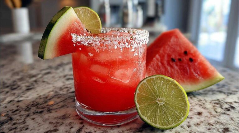 Spicy Watermelon Margarita - Summer Sipper with a Kick