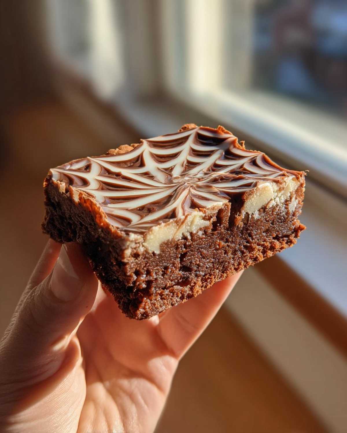 Spiderweb Brownies - Spooky Halloween Treat - detail 1