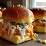 Super Bowl Buffalo Chicken Dip Sliders - Game Day Crowd-Pleaser