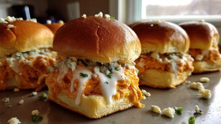 Super Bowl Buffalo Chicken Dip Sliders - Game Day Crowd-Pleaser