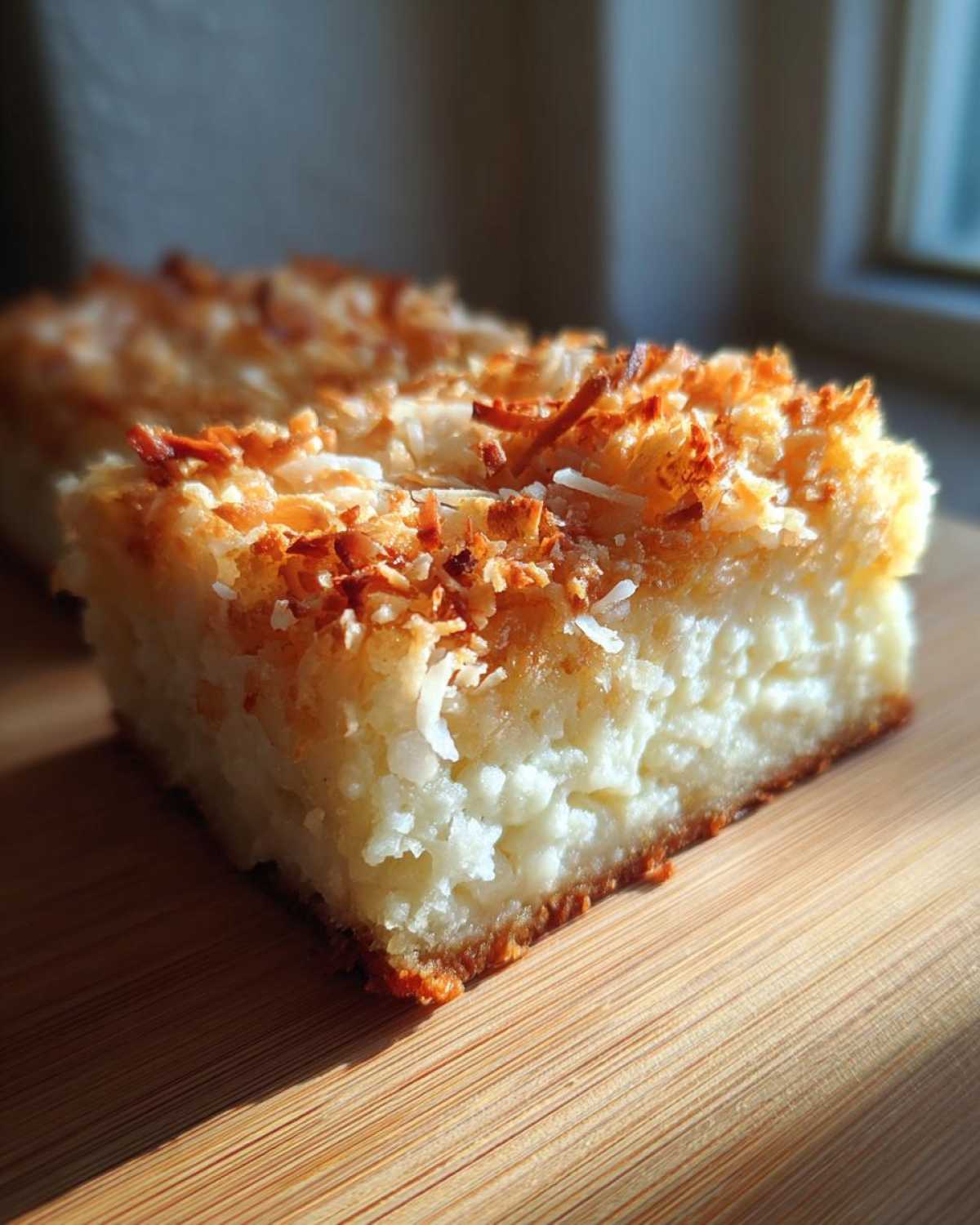 Toasted Coconut Cream Pie Bars - Tropical Dessert Dream - detail 4