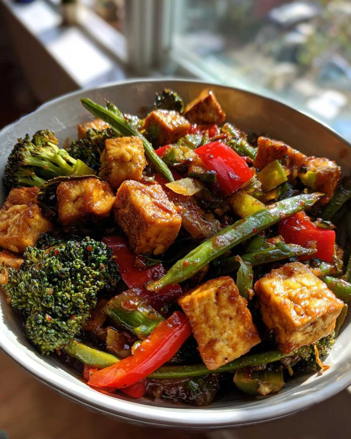 Tofu Stir-Fry with Garlic Ginger Sauce - Takeout Without the Calories - detail 3