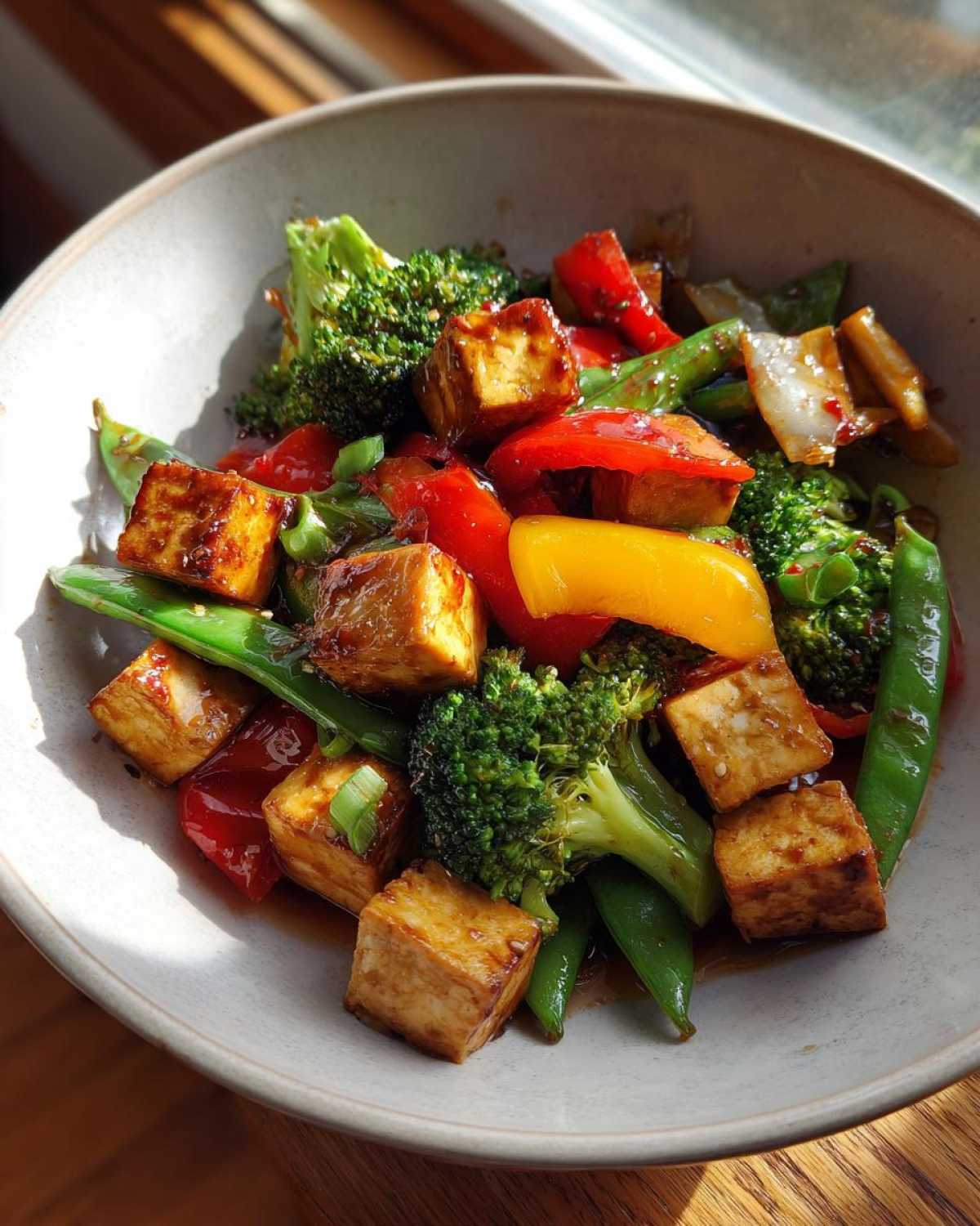 Tufu Stir-Fry with Garlic Ginger Sauce - Takeout Without the Calories - detail 4