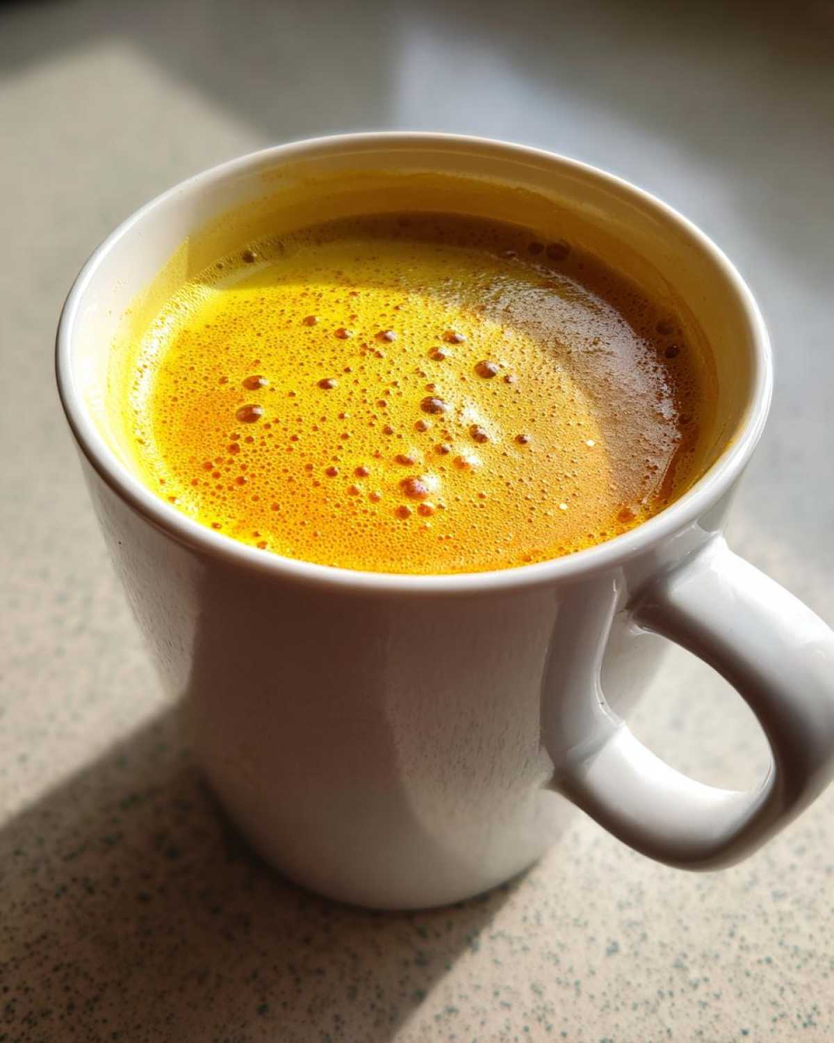 Turmeric Golden Milk Latte - Cozy Anti-Inflammatory Drink - detail 3