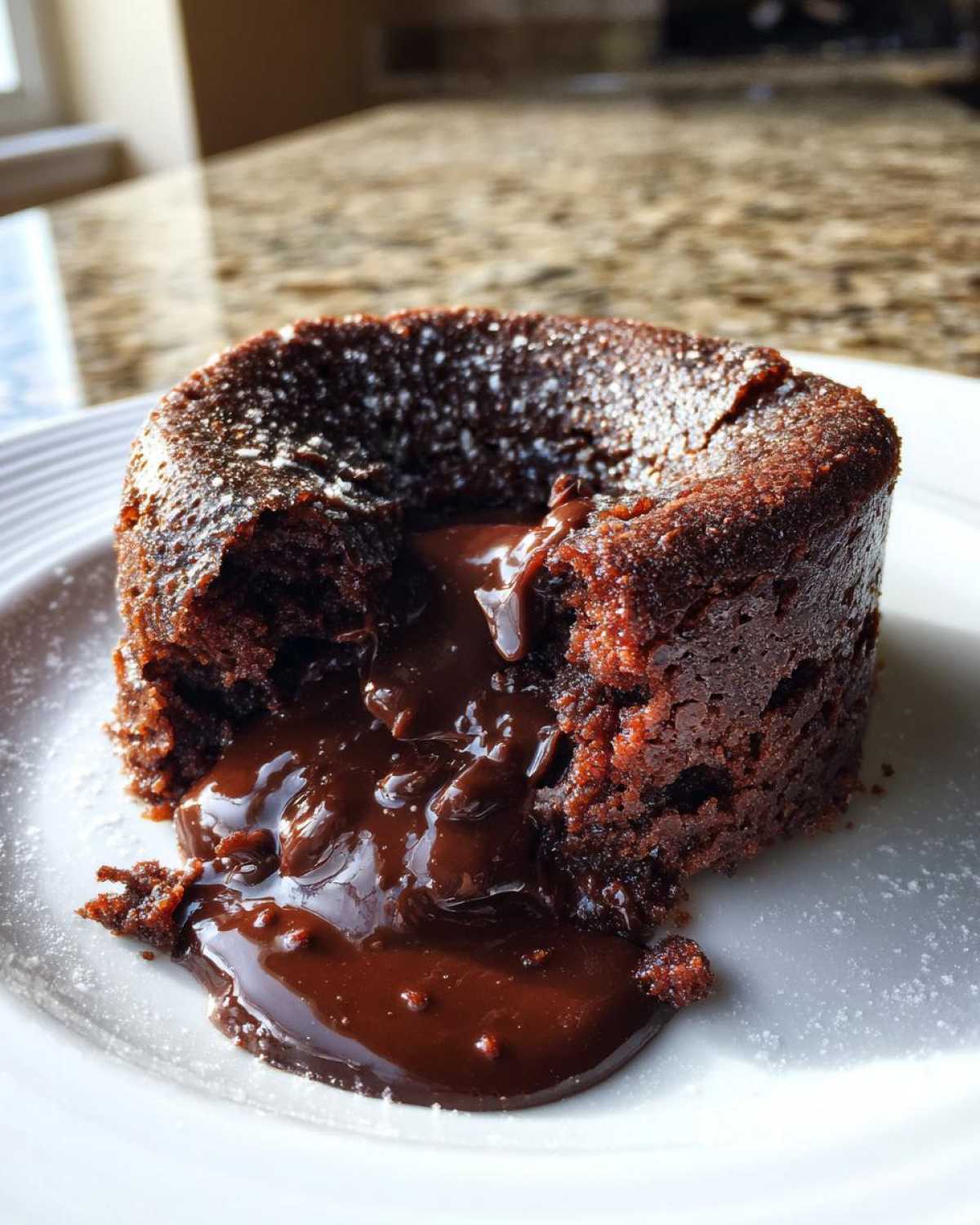 Ultimate Chocolate Lava Cake - Gooey Surprise Inside - detail 2