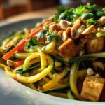 Zoodle Pad Thai - Veggie-Loaded Takeout Fix